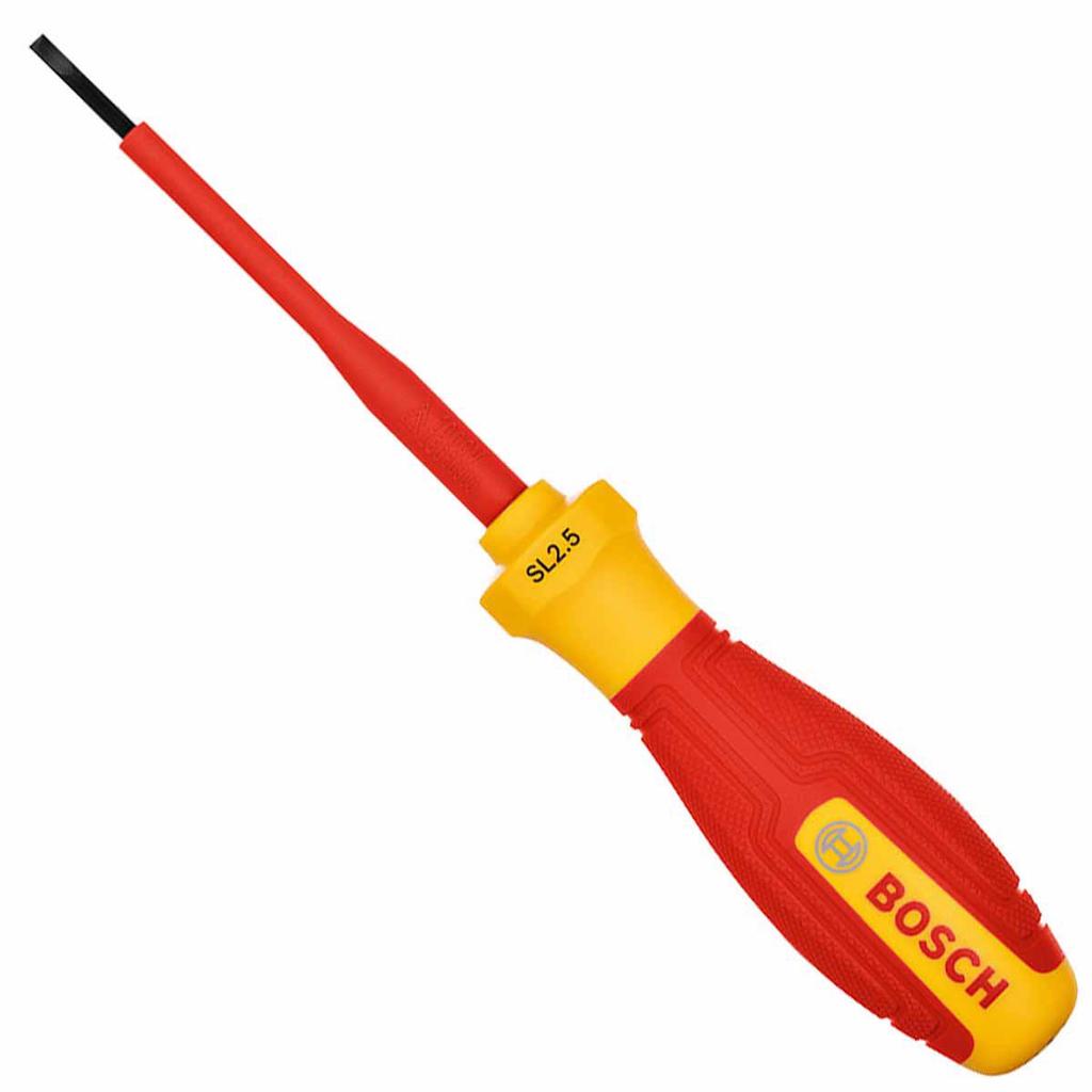 Chave de Fenda Isolada SL 2.5 x 75mm VDE (1600A02NC0000) - Bosch