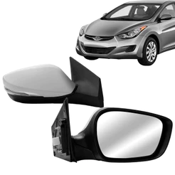 Par Retrovisor Externo Elantra 2011 2012 2013 2014 Com Pisca