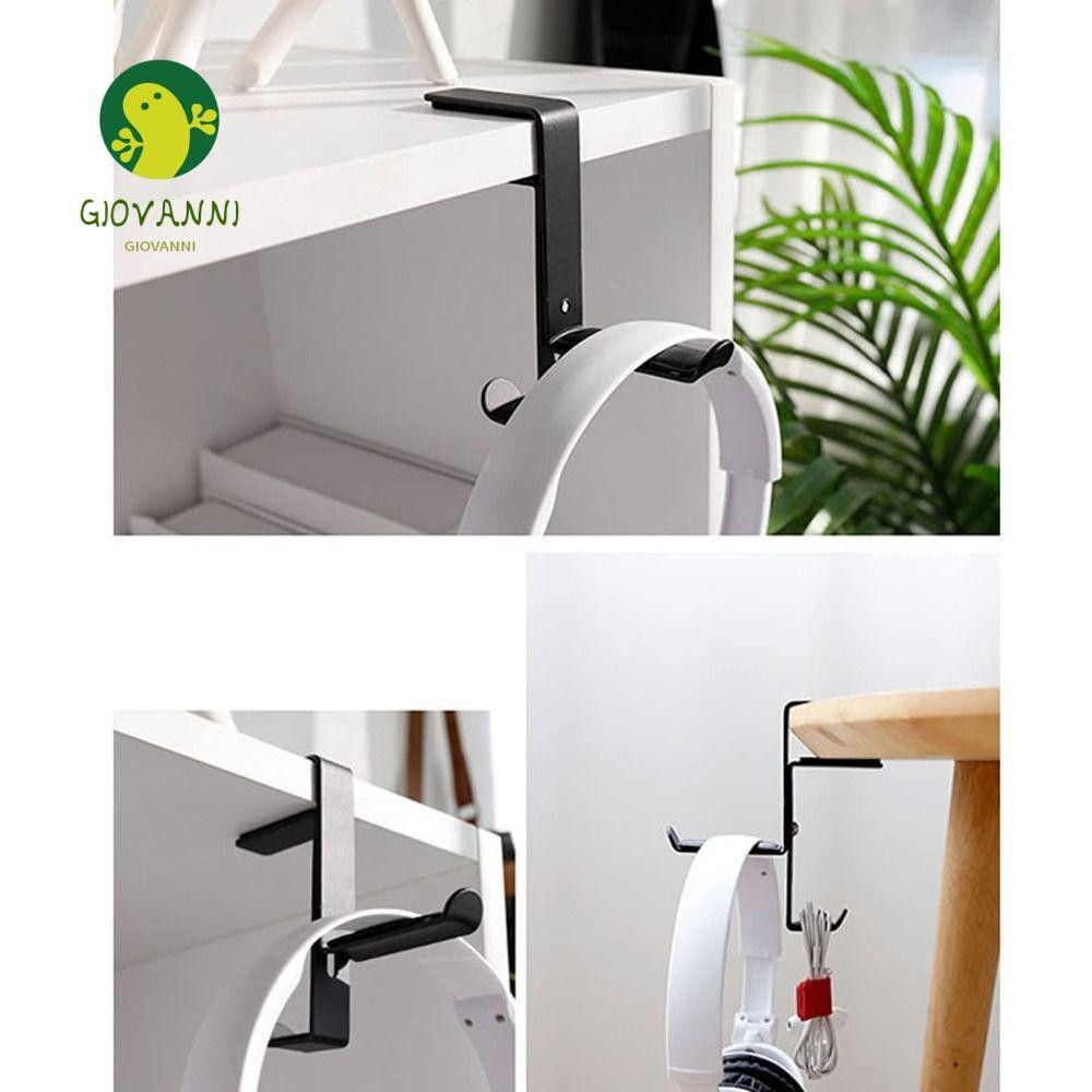 Rack De Fone De Ouvido GIOVANNI , Gancho De Suporte Ajustável De Metal , Braçadeira De Mesa Com De Almofada