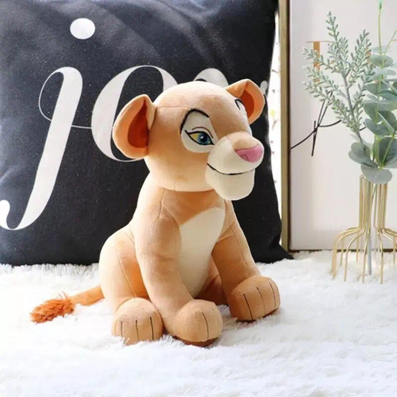 26cm Brinquedo de Pelúcia Rei Leão Simba Boneca Infantil Macia Brinquedo Animal para Crianças GZUA