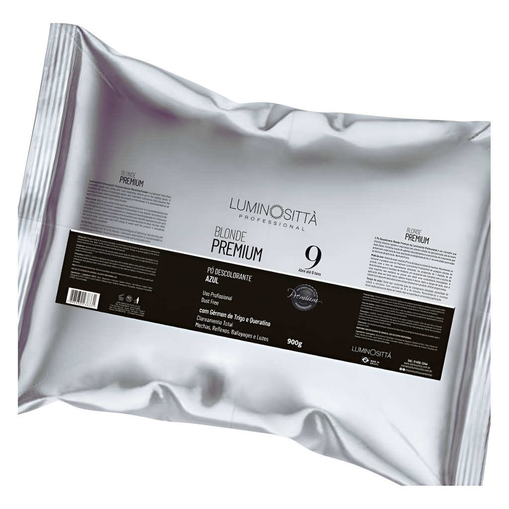 Pó Descolorante Luminosittà 900gr Pouch 9 tons Profissional