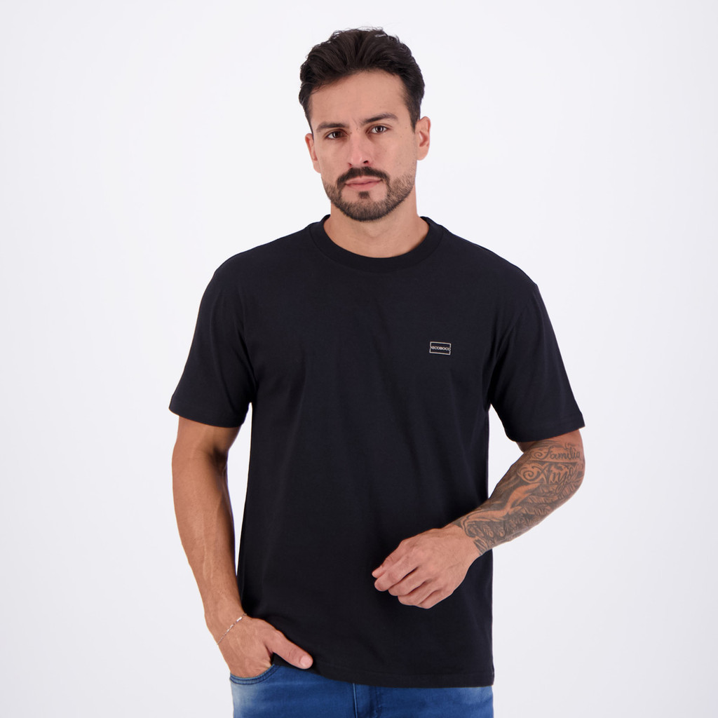 Camiseta Nicoboco Grace Preta em Oferta na Shopee