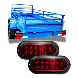 Par Lanterna Vermelha 12v 24v Carreta, Carretinha, Reboque, em Oferta na Shopee