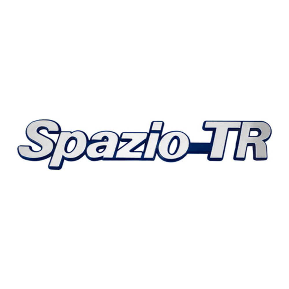 Emblema Spazio TR do Porta Malas Spazio 83 84 85 86 Fundo Azul
