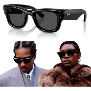 Óculos De Sol Ray-ban Wayfarer Puffer Rb4940 Asap Rocky