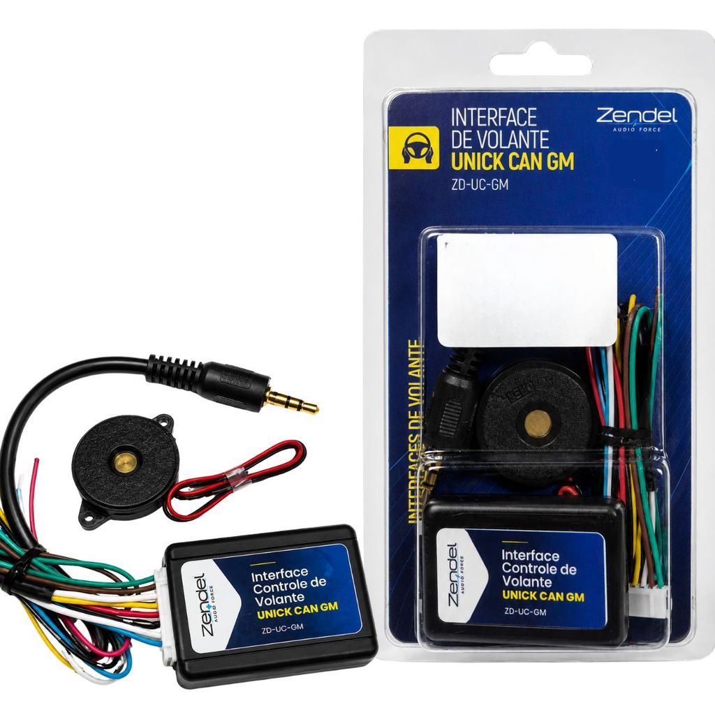 INTERFACE CONTROLE COMANDO SOM VOLANTE UNICK CAN GM ZD-UC-GM