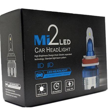 KIT LAMPADA LED MI2 H1 36W 6500K BRIWAX