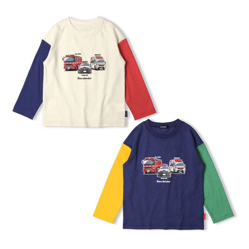 Crianças crianças roupas meninos manga comprida camiseta primavera outono novos topos crianças dos desenhos animados Ani