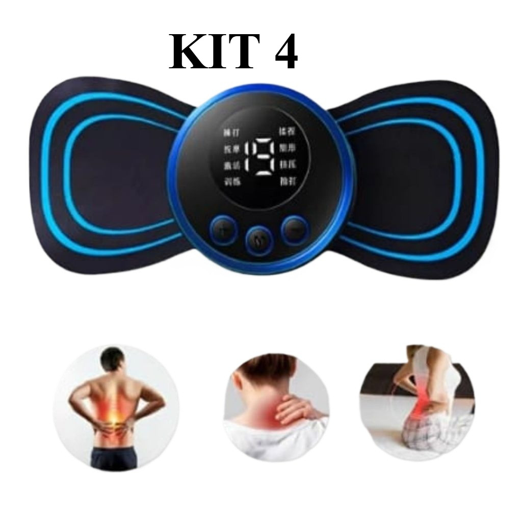 Mini Massageador Elétrico Portátil Recarregável Cervical