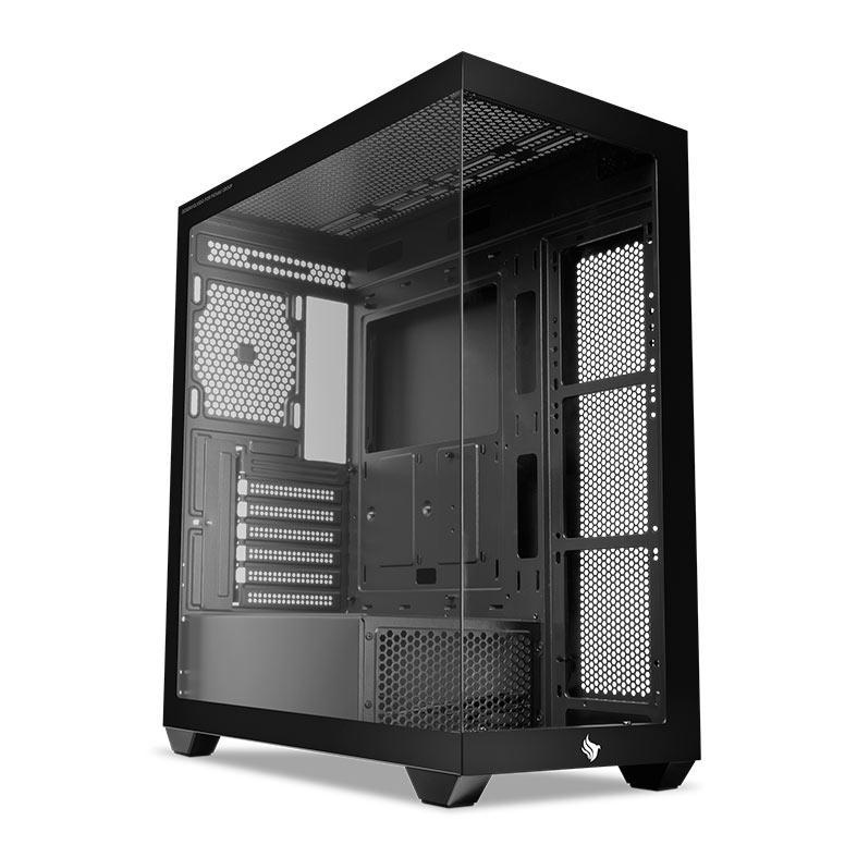 Gabinete Gamer Pichau Pouter 4B, Mid-Tower, Lateral de Vidro, Preto, PG-PO4B-BK