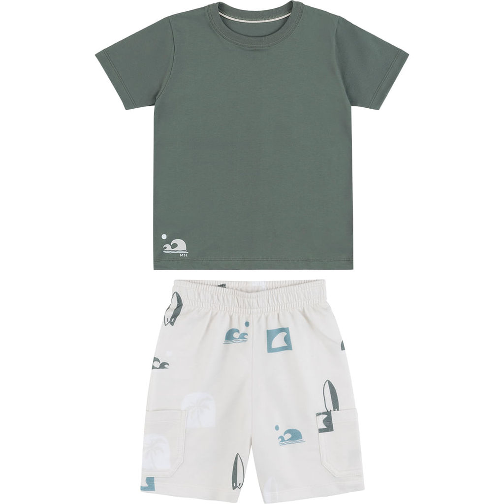 Conjunto Curto Surf Infantil Menino Marisol