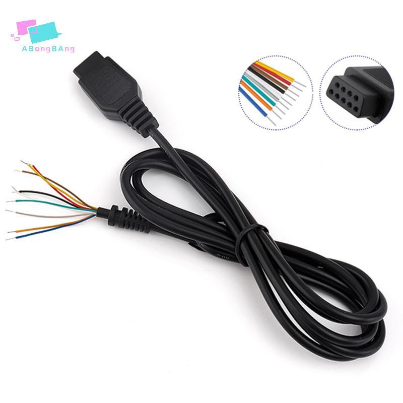 Abongbanghn Cabo Para Genesis 2 MD 2 De Controle Mega Drive 2 Gamepad Controlador Estender 9Pin Game Console Fio Agradáv