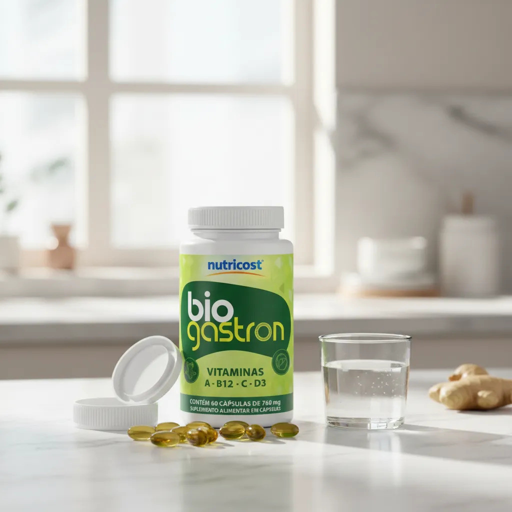 1x Biogastron Vitaminas A B12 C D3 | Auxilio Digestivo