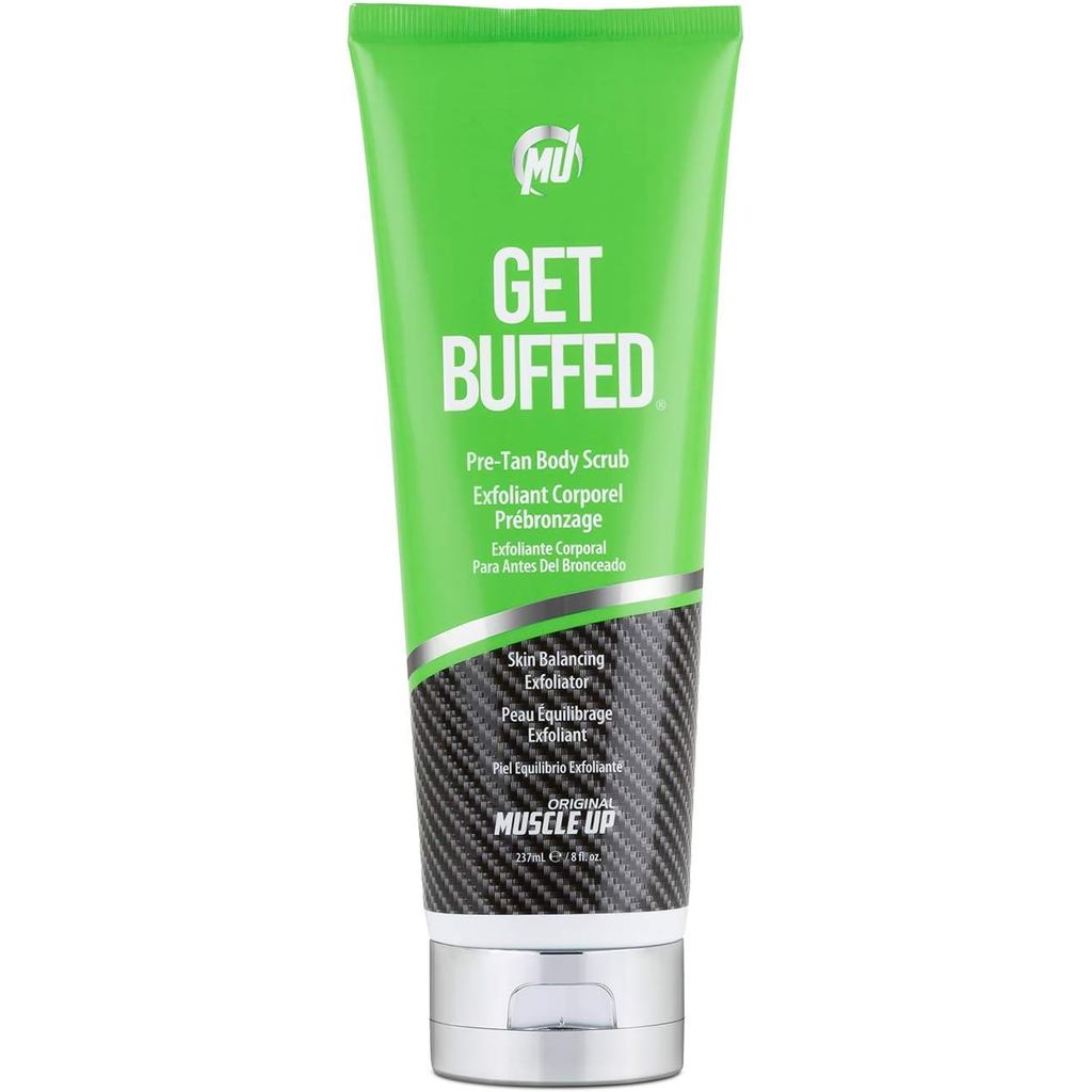 Pro Tan, Get Buffed, Esfoliante Corporal Pré- Bronzeado, Esfoliante Equilibrador da Pele, Equilibra o pH da Pele, 8 oz.