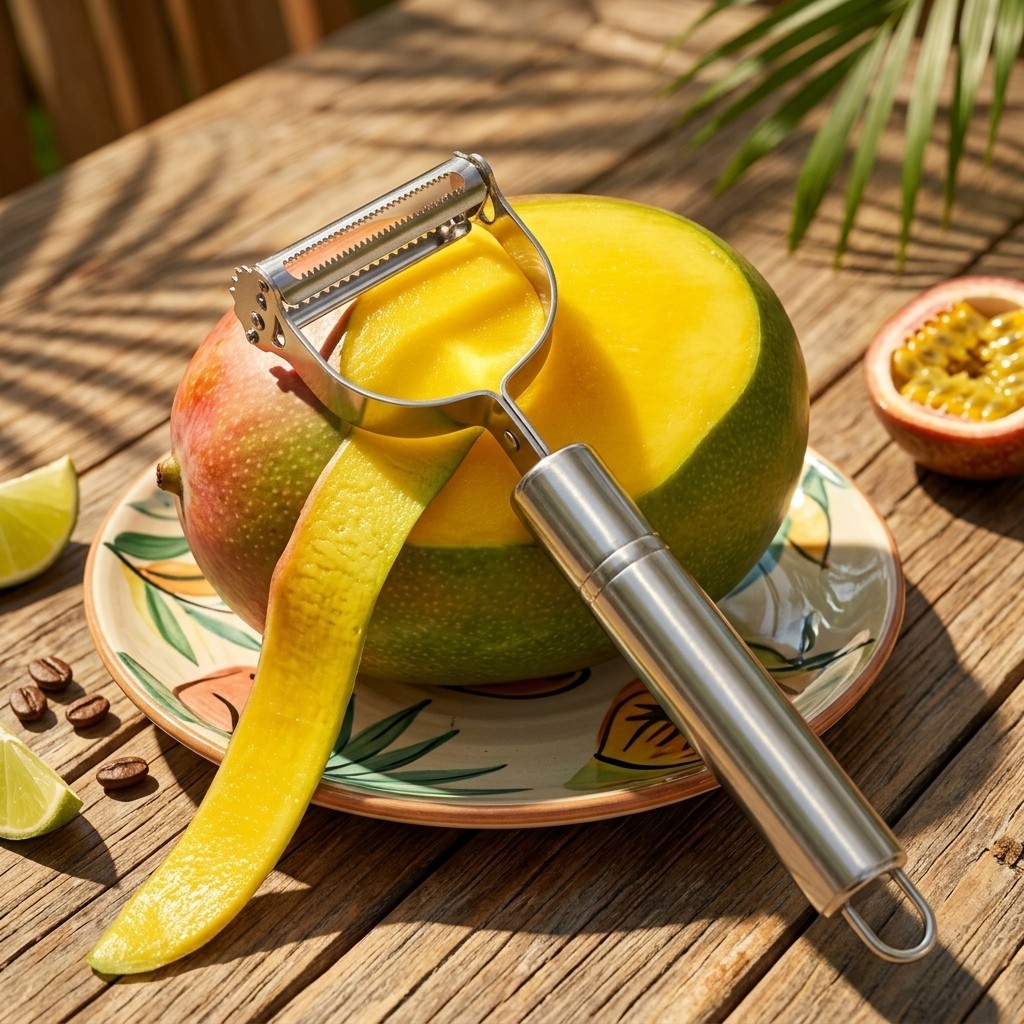 Fatiador E Descascador De Batata Legumes Inox Barato Ralador Cenoura Manual Utensilios De Cozinha Oferta Especial