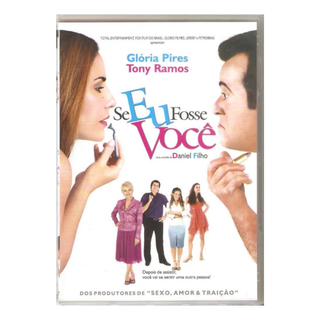 Dvd Slim  Se Eu Fosse Voce - Gloria Pires E Tony Ramos - Lac