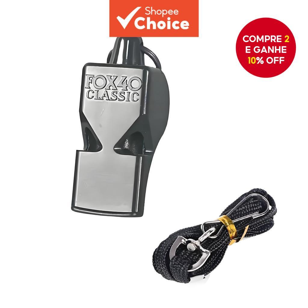 Apito Sem Nuclear FOX40 Adequado Para Árbitros De Jogos De Teste De Futebol E Basquete