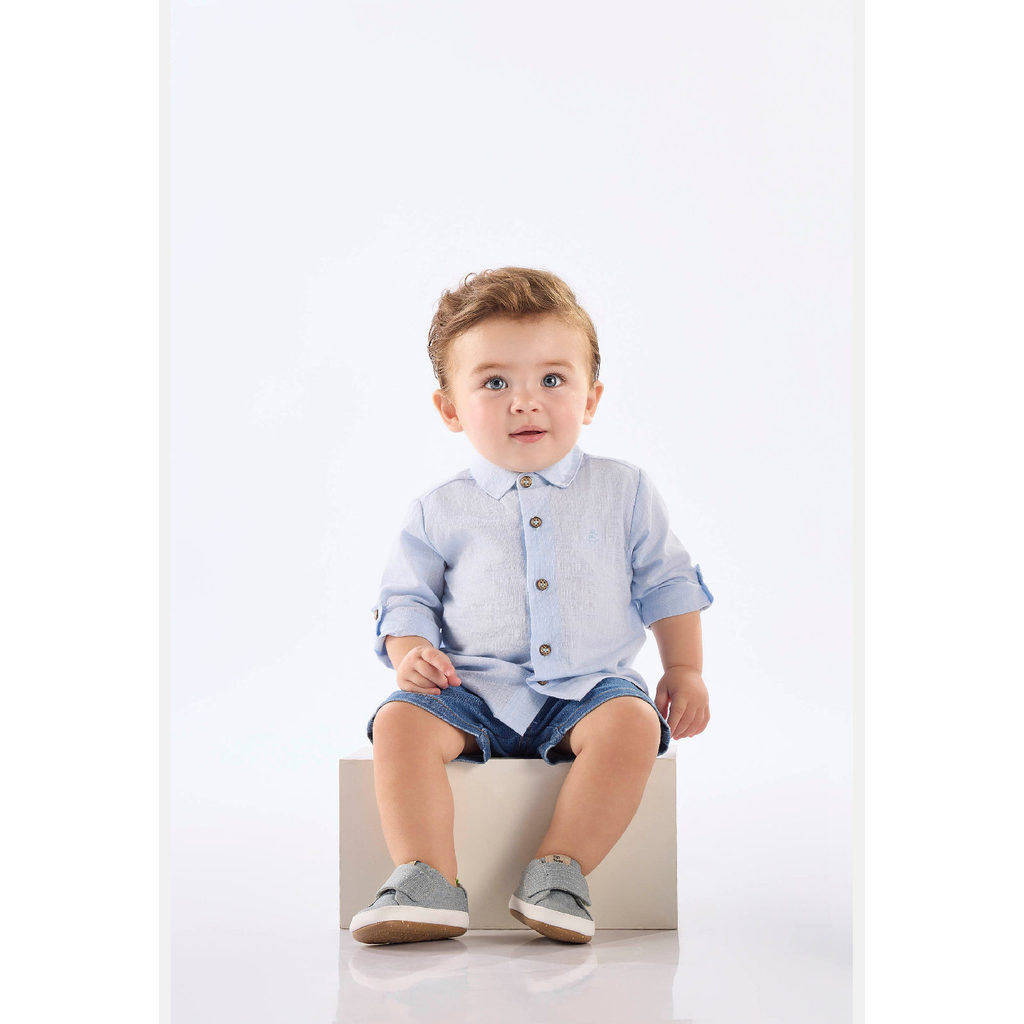 Bermuda Bebê Jeans Elastano Up Baby · foto 2