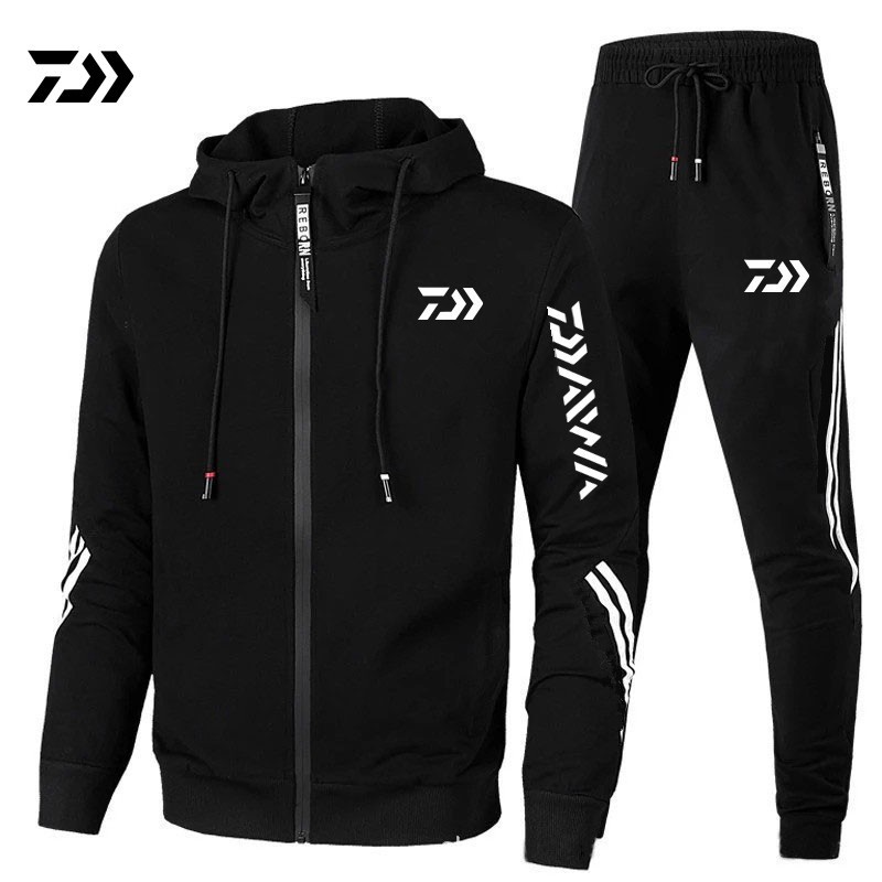 DAIWA Terno De Pesca Masculino , Jaqueta Esportiva , Moletom , Roupas