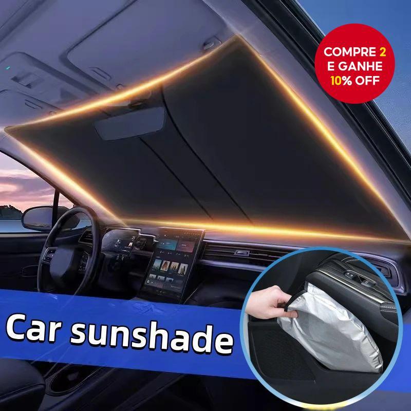 Protetor Solar para Carro, Protetor de Para-brisa Frontais Dobrável, Isolamento Térmico e Proteção Contra Os raios em Oferta na Shopee