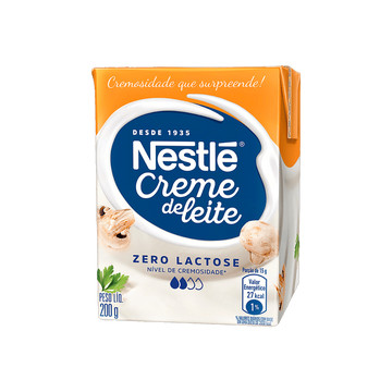 Creme de leite leve zero lactose Nestlé 200g