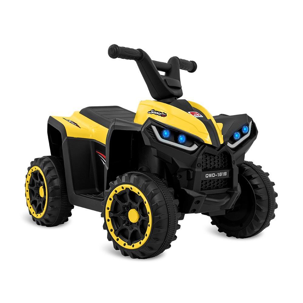 Imagem Quadriciclo Amarelo Eletrico 6V Bandeirante