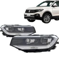 Farol T-Cross 2019 2020 2021 2022 2023 2024 Com Led Com Projetor
