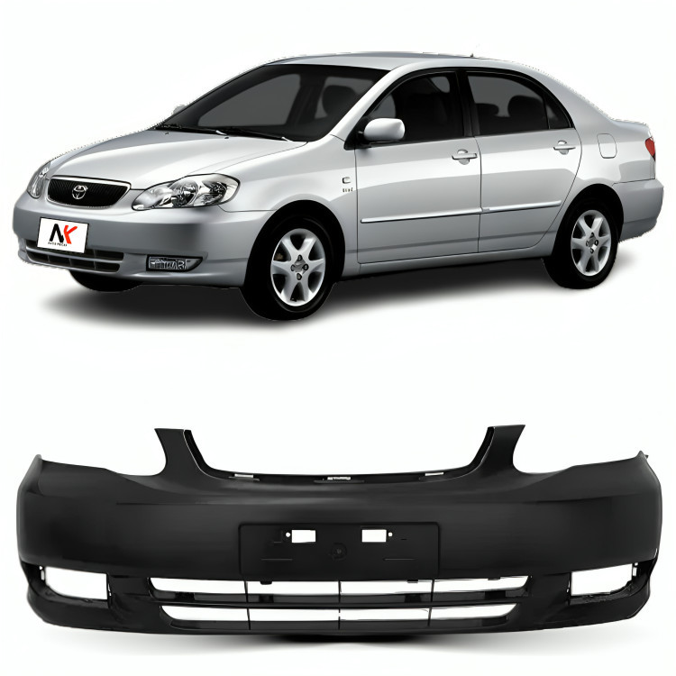 Parachoque Dianteiro Corolla 2002 2003 2004 Com Furo