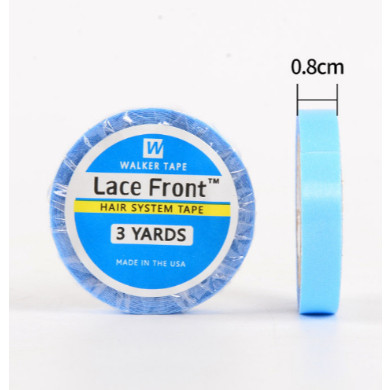 Fita Adesiva Capilar Mega Hair Prótese Lace Front Extra Forte 3 Yards Walker Tape Largura 0,8 cm