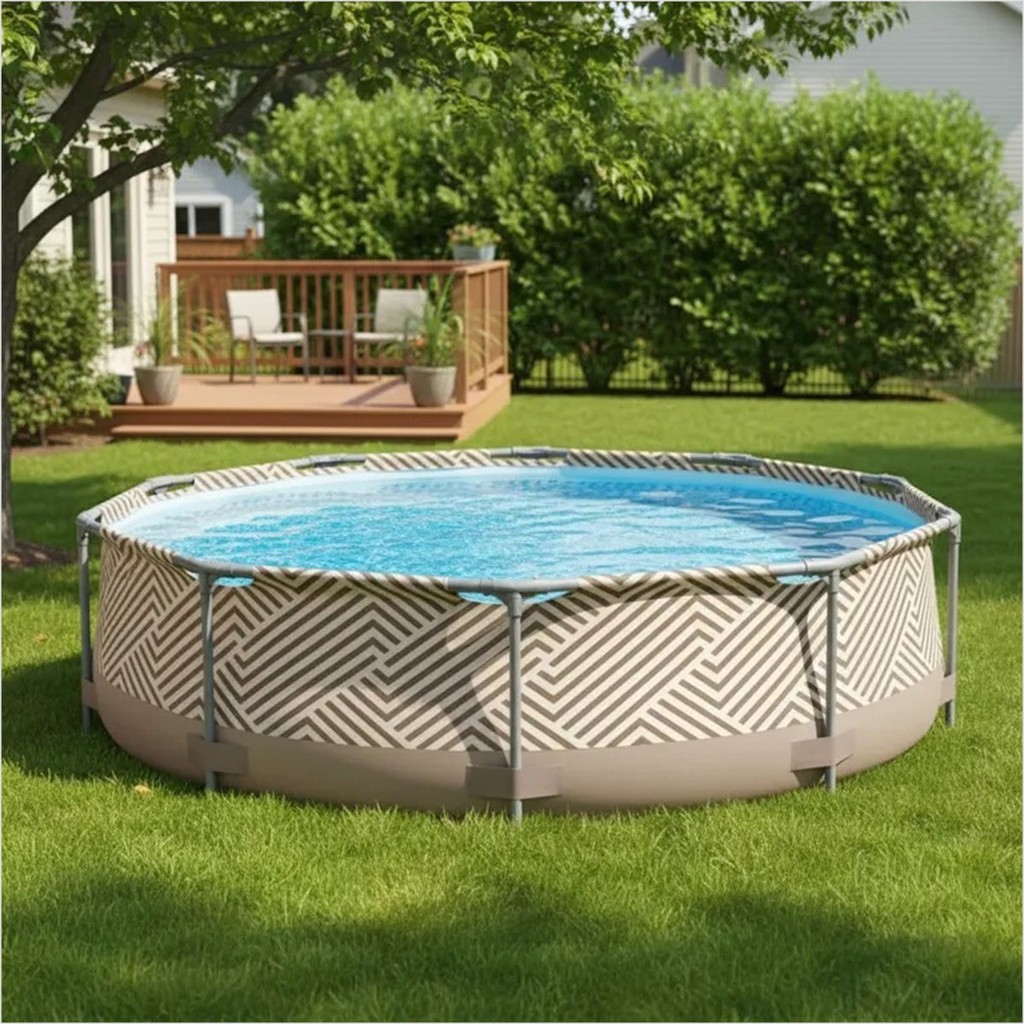 Piscina de Armação Circular 5.200 Litros MOR Material Rsitente Para Toda Familia