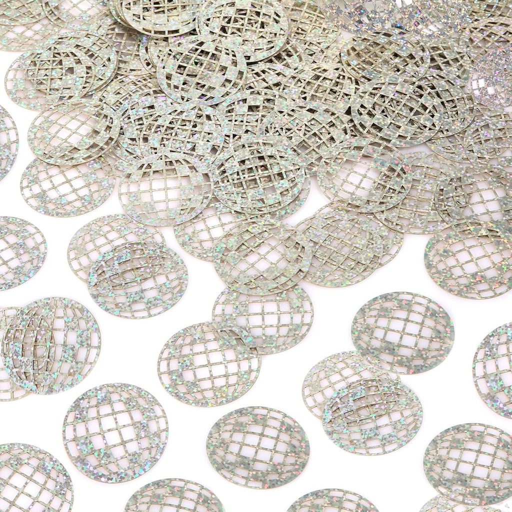 100 Peças De Confete De Mesa De Bola De Discoteca Com Glitter , Festa Temática Para De Despedida De Solteira , Decoraçõe