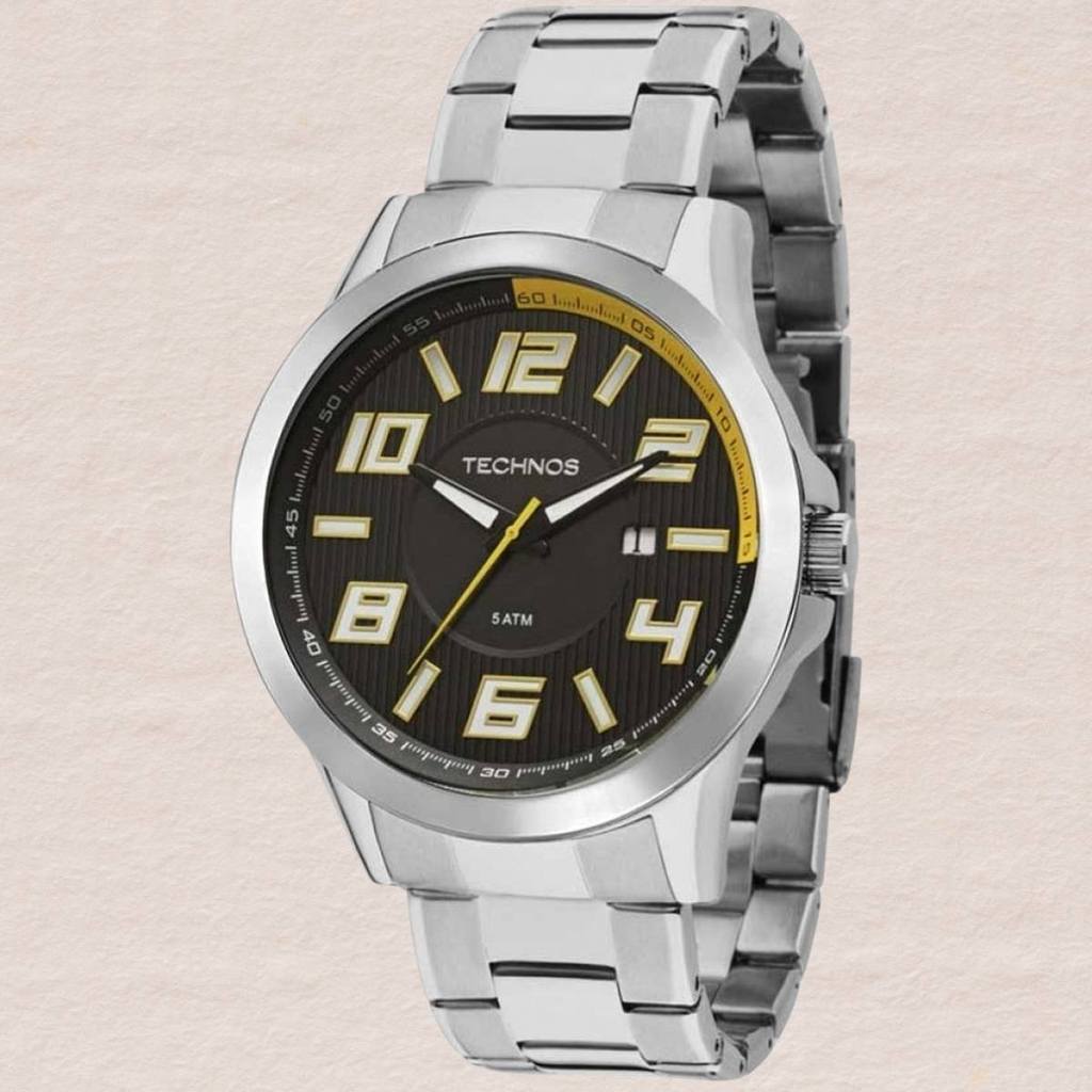 Relógio Technos Masculino Analógico Racer Prata 2115KNE/1Y