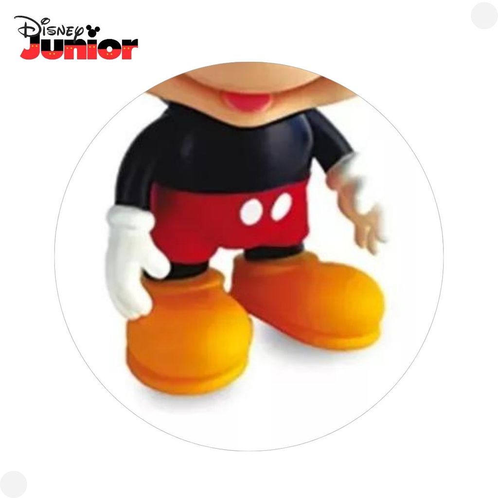 Detalhes do Boneco Vinil Disney Junior Turma Do Mickey 12Cm 3293 Líder