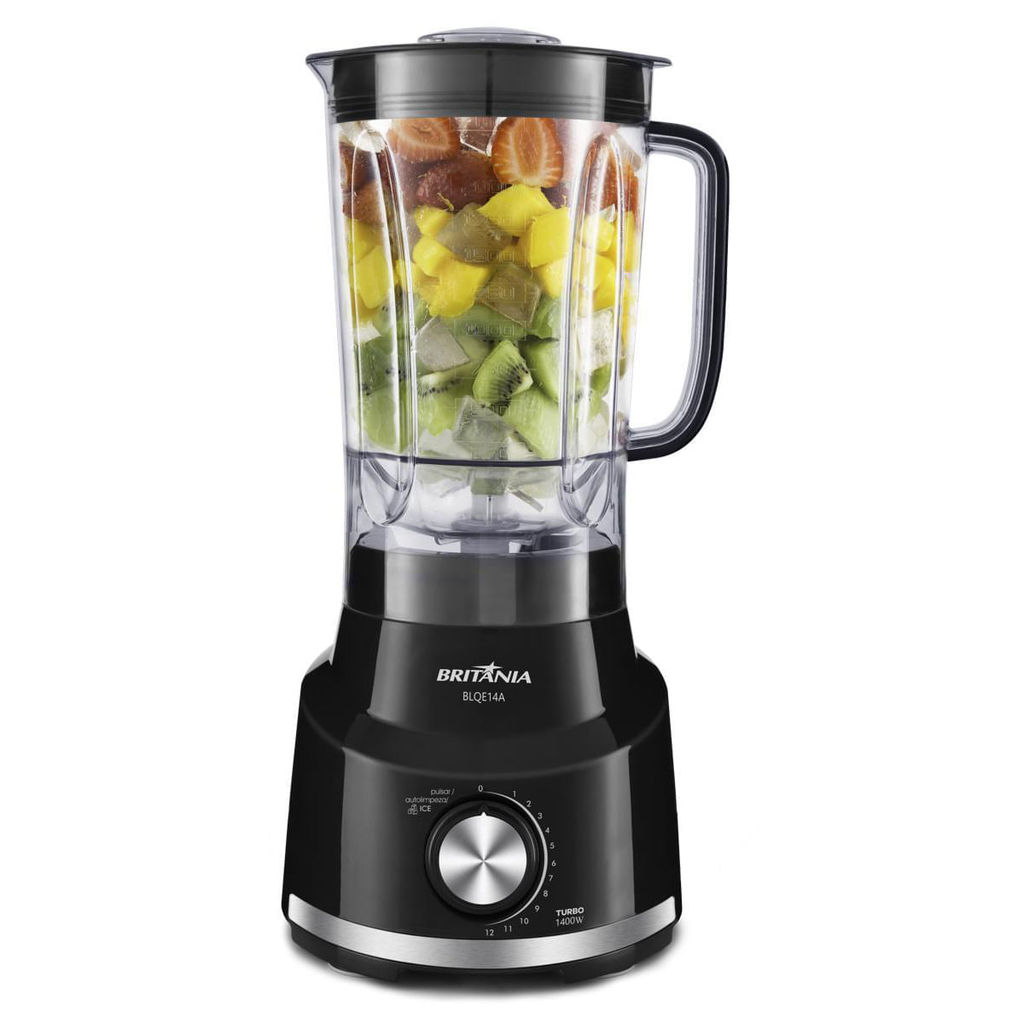 Imagem Liquidificador Britânia 1400W 3,2L 12 Velocidades BLQE14A