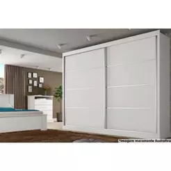 Guarda Roupa Casal Verona Plus 2 Ptas e 4 Gavs - Flex Branco - Europa