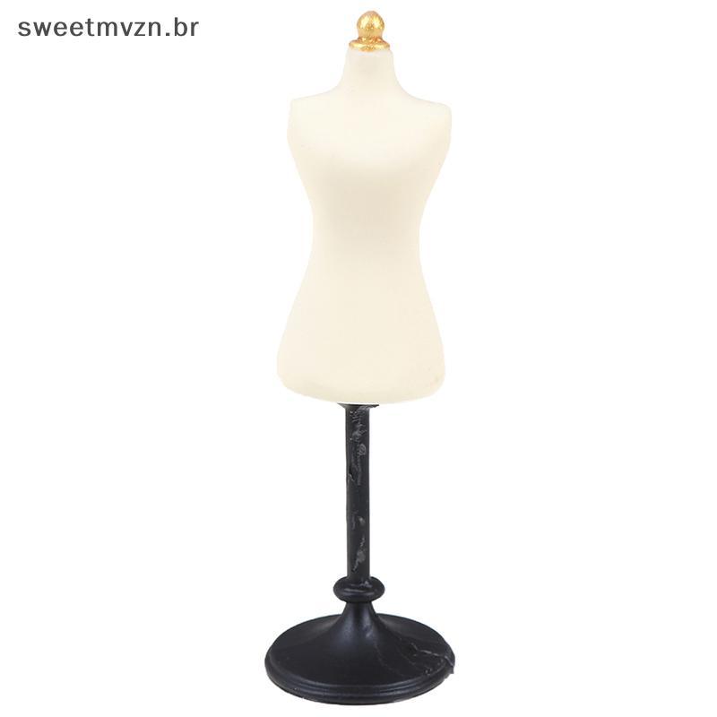 sweetmvzn Display Manequim Titular Vestido Roupas Modelo Suporte Para Casa De Bonecas Acessório BR