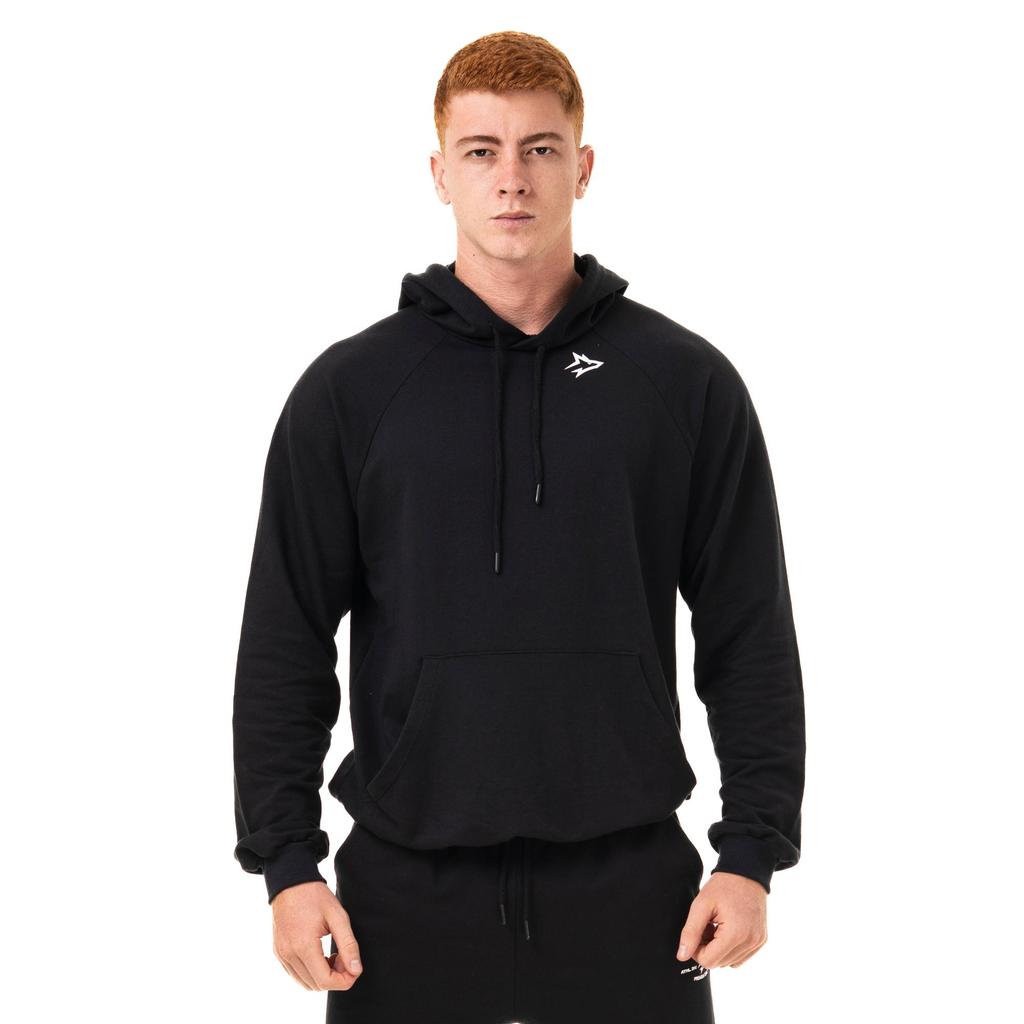 Casaco Moletom Preto New Lupus Inverno Alpha