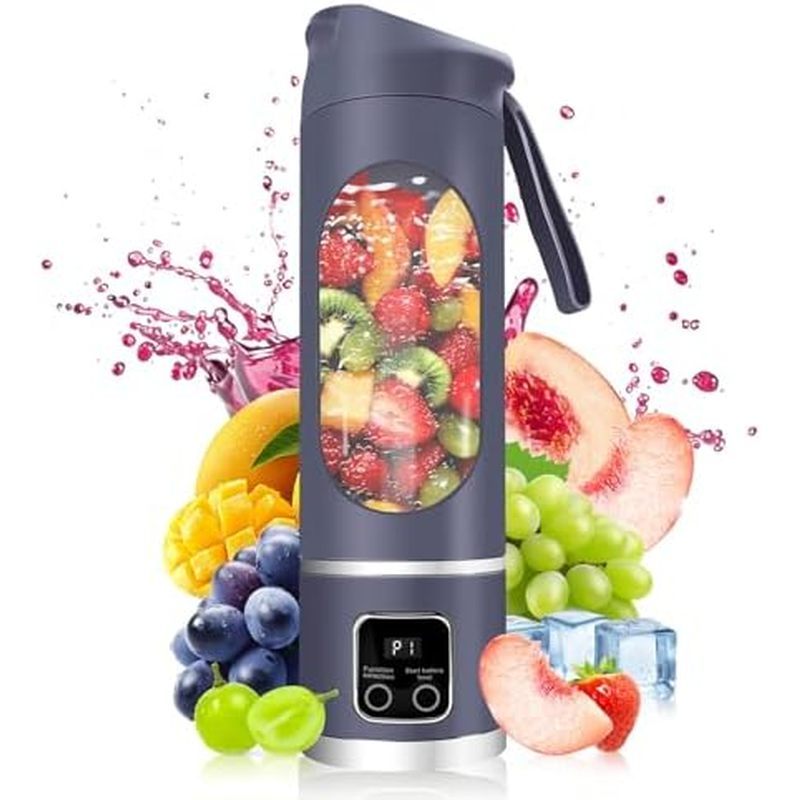 Liquidificador portátil USB elétrico pessoal, espremedor portátil de 500ML, Milkshake e liquidificador de Smoothie, liqu