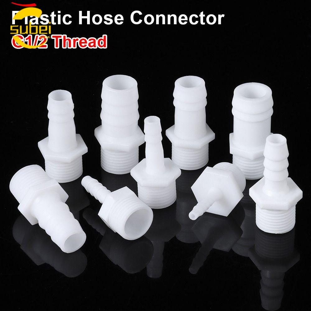 SUBEI 1/10Pcs Conector De Mangueira , Sistema De Irrigação Por Gotejamento 4/6/8/10/12/14/16/18/20mm Acoplador De Tubo ,