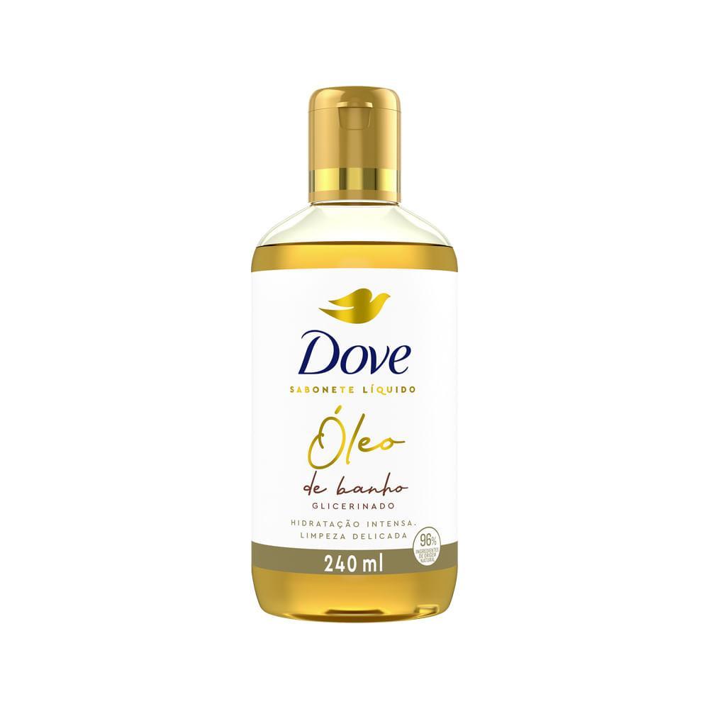 SABONETE LÍQUIDO DOVE ÓLEO DE BANHO GLICERINADO 240ML