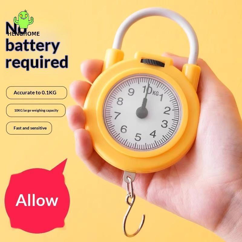 Balança Digital De Alimentos HENGHOME Com Capacidade De 5KG , Mini Display E Mola De Gancho Para Precisão De Cozinha Nov