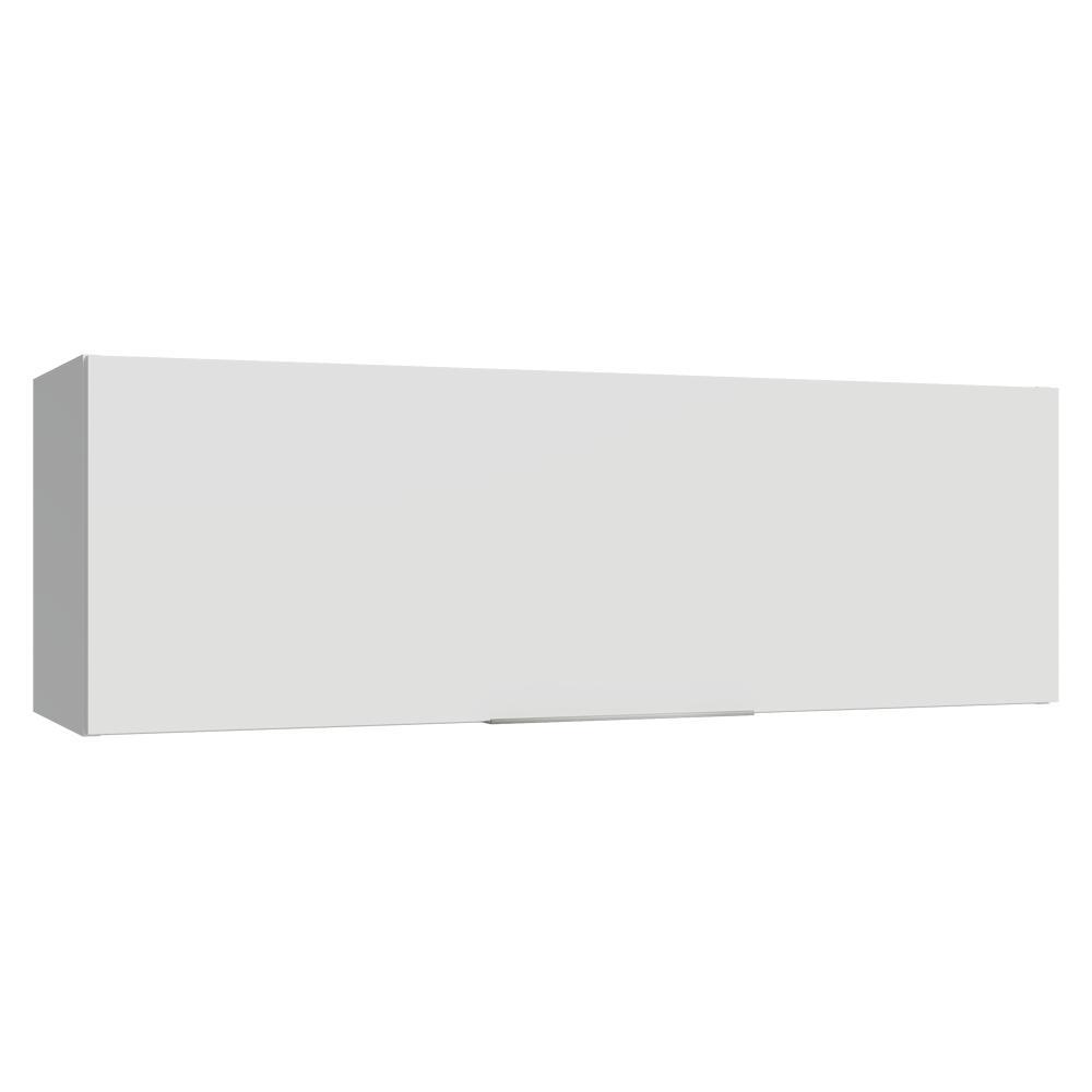 Armário Aéreo para Quarto 100 cm 1 Porta Basculante Branco Neo Madesa