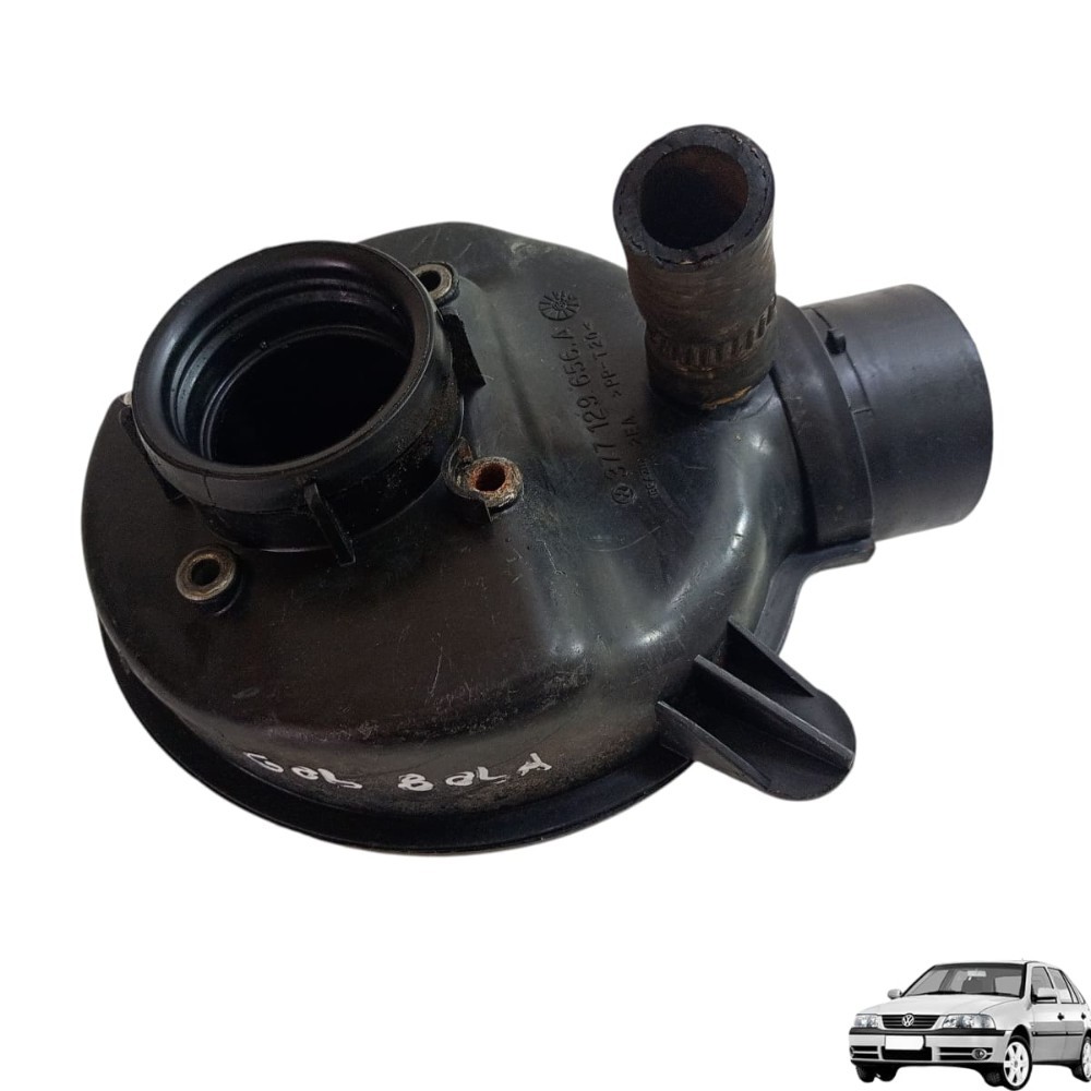 Tampa Mufla Tbi 1.0 Volkswagen Gol G3 2002 2003 2004 Preto
