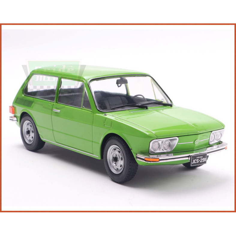 VW Brasília 1976 Verde Hippie - Carros Nacionais - escala 1/24