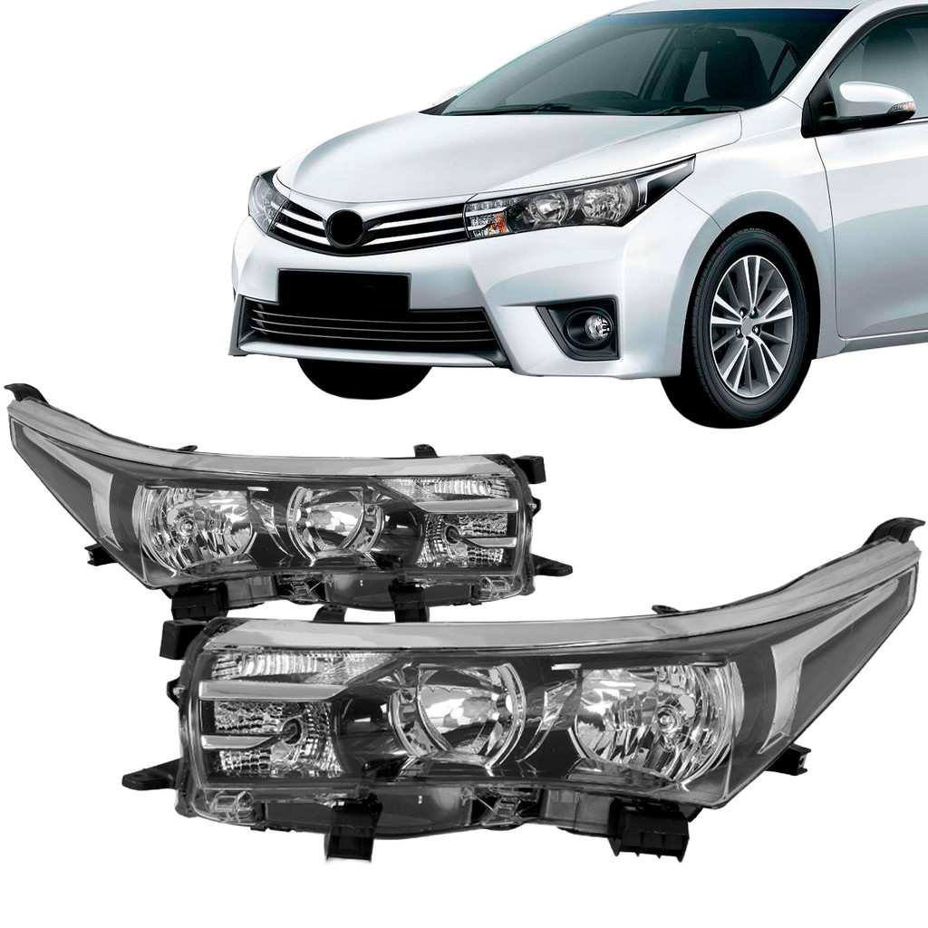 Farol Corolla 2015 2016 2017 Sem Led