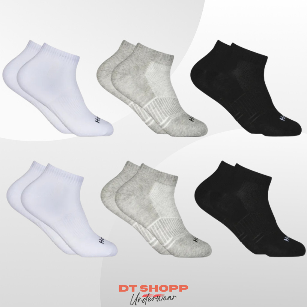 Kit 6 Pares Meias Hoahi Soquete Algodão Cano Curto Baixo em Oferta na Shopee