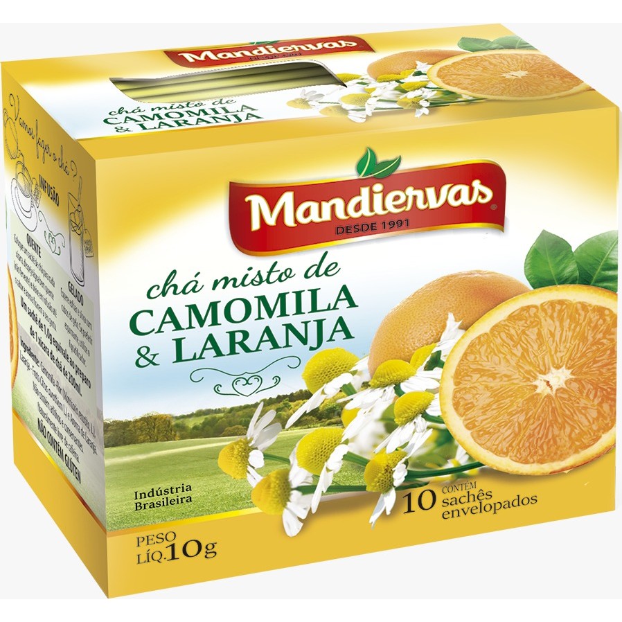Cha mandiervas 10 unidades em Oferta na Shopee