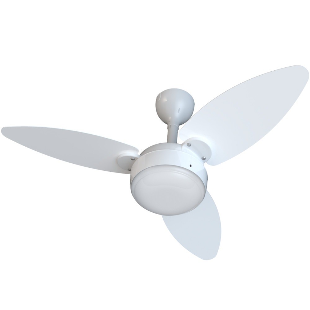 Detalhes do Ventilador de teto 3 pás Inverter dupla face branco/cinza com controle remoto Elluz Ventisol