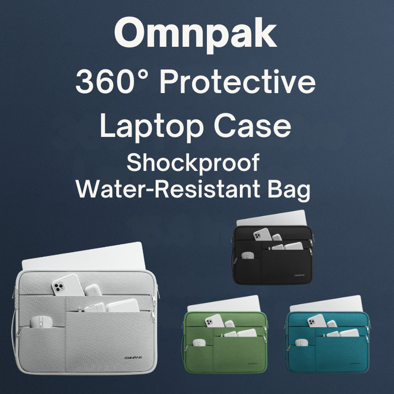 Omnpak 360 ° Capa Protetora Para Laptop Dispositivos De 13 A 16 Polegadas-Pasta Resistente À Água E Prova De Choque Air , Pro , Dell XPS , ThinkPad Muito Mais