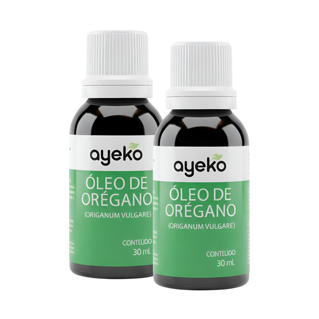 2X Óleo Vegetal De Orégano 100% Puro E Natural Prensado a Frio 30ml Ayeko em Oferta na Shopee